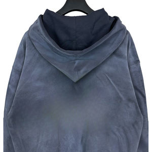 Sweat à capuche zippé pour femme, effet délavé, en coton French Terry 350GSM, style streetwear, fournisseur OEM sur mesure - Product Image 6