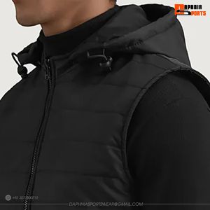 Nouvelle veste matelassée sans manches pour homme Daphnia, veste d'hiver chaude et légère, décontractée, streetwear, veste matelassée zippée - Product Image 5