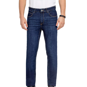 กางเกงยีนส์ทรงขาบานแฟชั่นขายส่งสำหรับผู้ชาย สไตล์คลาสสิก สตรีทแวร์ ขอบดิบ วินเทจ ทรงตรง ขากว้าง - Product Image 6