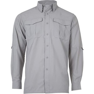 Camisa de Pesca Personalizada OEM Fisherman Colombia para Hombre, Protección UPF 50+, Antibacteriana, Spandex/Poliéster con Logotipo Frontal - Product Image 2