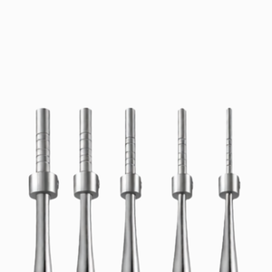 Juego de 6 Osteótomos Manuales Rectos para Levantamiento de Senos, con Puntas Cóncavas y Tope de Ajuste Tipo L, Kit de Implantes Quirúrgicos Dentales Lucae Mallet - Product Image 3