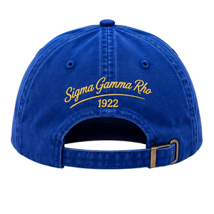 หมวกแก๊ปปักลาย Sigma Gamma Rho สำหรับผู้หญิง หมวกเบสบอลปักลายสมาคมนักศึกษากรีก ปรับขนาดได้ สวมใส่สบาย ทำจากผ้าฝ้าย  รับปักโลโก้ตามสั่ง - Product Image 2