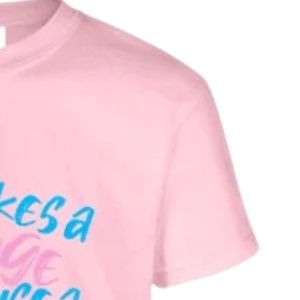 T-shirt rose à manches courtes pour tout-petits, imprimé lettres colorées, col rond, décontracté, léger, pour tous les jours, pour garçons - Product Image 4