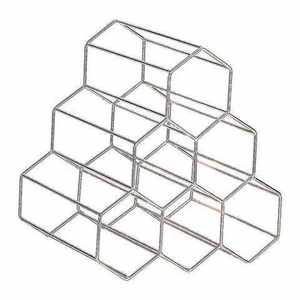 2 Tier Free Standing <b>Iron</b> Beverage Rack Artistic Detailing Vintage Sustainable Material-Perfect for Displaying Bottles <b>Holder</b> - Product Image 5