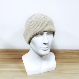 Wholesale in Stock Fashion Knitted <b>Hat</b> Acrylic Cotton Beanie <b>Hat</b> Cuffed <b>Winter</b> Outdoor Warm <b>Hat</b> for <b>Men</b> Women - Product Image 2