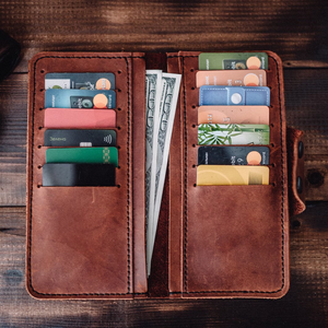 Custom Genuine Leather Short Button Closure RFID Blocking High Quality Men's Business <b>Card</b> <b>Holder</b> <b>Wallet</b> Vintage - Product Image 1