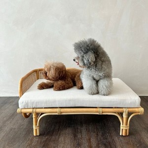 Cama premium para perros, muebles de ratán para mascotas de fabricante vietnamita, camas naturales para gatos de la más alta calidad - Product Image 2