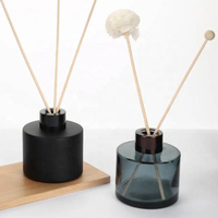 Ensembles de diffuseurs à roseaux de luxe avec logo personnalisé bouteilles en verre vides transparentes de 50ml 100ml 150ml 200ml pour les mariages et autres occasions