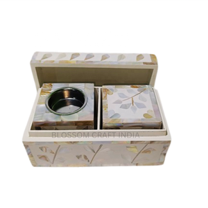Elegant Handmade 3 Piece Mini Burner <b>Box</b> Set Bone Inlay Mother Pearl Inlay Scented Wood <b>Incense</b> <b>Incense</b> Holders for Home Office - Product Image 6