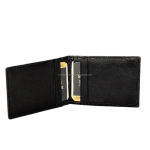 Portefeuille RFID de luxe fait main Porte-cartes de crédit unisexe avec logo personnalisé pour hommes et femmes Vente en gros à bas quantité minimale de commande - Product Image 3