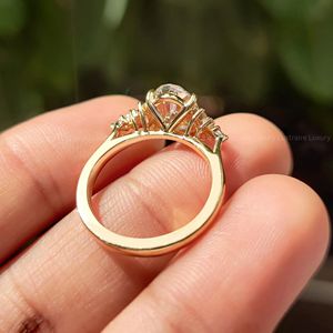 Bague de fiançailles magique en diamant ovale de 1,00 à 3,00 carats, sertie en cathédrale, en argent 925, bijoux fins, cadeau d'anniversaire pour femme - Product Image 6