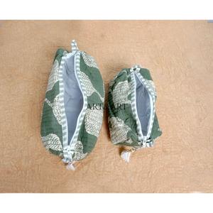 Juego de 3 neceseres acolchados de algodón indio con estampado, bolsa de aseo, estuche de maquillaje, neceser de viaje, bolsas y estuches para cosméticos - Product Image 6