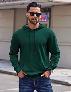 <b>Mens</b> Premium Quality Hoodie Thick Cotton Fleece Relaxed Fit Custom Streetwear Winter Fashion <b>Pullover</b> - Product Image 1