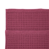 Serviette de bain jetable Donky Premium en coton 100% écologique, tissage gaufré, douce et à séchage rapide