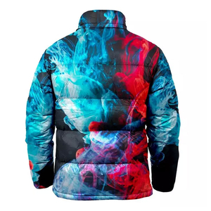 Chaqueta Acolchada para Hombre, con Aislamiento, Estampado Brillante, Abrigo de Invierno, Sublimación AOP, Ropa Urbana, Chaqueta Cálida Acolchada, Venta al Por Mayor - Product Image 4