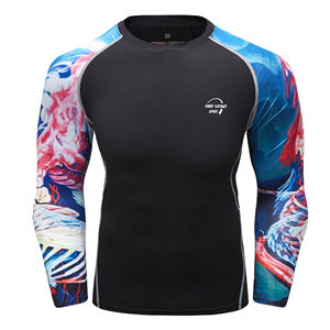 Maillot de bain à manches longues pour homme, protection UV, séchage rapide, surf, plage, vêtements de sport - Product Image 6