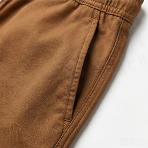 Pantalones Cortos Deportivos para Hombre de Buena Calidad, con Logotipo Personalizado, Transpirables, de Secado Rápido, de Lona Estampada, Poliéster/Algodón, con Cierre de Cordón - Product Image 5