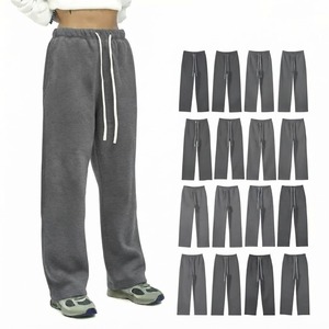 Pantalon de survêtement décontracté personnalisé pour le commerce extérieur, coupe droite, poids lourd, pour hommes, taille US, vente en gros - Product Image 5