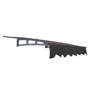 DA5934W serie 59 \ "Wide X 34 \" Deep in legno a parete di casa tenda da sole a baldacchino in policarbonato solido di cristallo spesso 0.137 pollici - Product Image 3