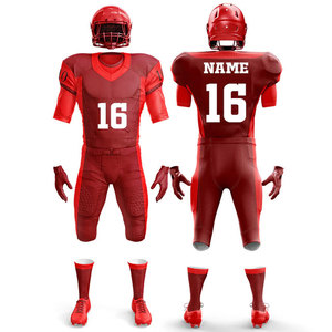Fully Digital Printed Personalized V <b>Neck</b> Compression Jersey with Short <b>Padded</b> Pant Soccer Uniform American Football Uniform Kit - Product Image 1