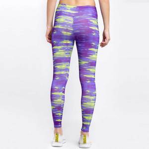 Leggings de Pesca para Mujer con Estampado Morado y Verde, Sublimación, Transpirables, Spandex, Poliéster, Sin Costuras - Product Image 4
