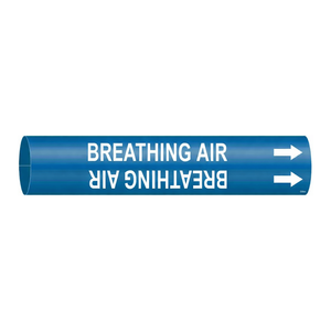 Marqueur flexible Brady pour tuyau d'air respirable, à clipser/à fixer, pour l'identification des conduites d'air industrielles - Product Image 2