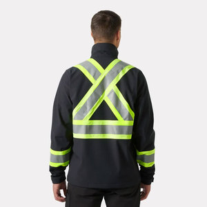 Veste Softshell Imperméable de Sécurité Industrielle pour Travailleurs du Bâtiment, Haute Visibilité, Réfléchissante, Imperméable et Respirante - Product Image 4