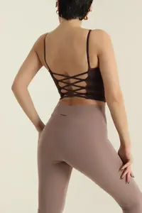 เสื้อกล้ามออกกำลังกายสำหรับผู้หญิง รุ่น Custom Logo 2026 สำหรับกิจกรรมกลางแจ้ง ผลิตโดย EVERGLOW - Product Image 3