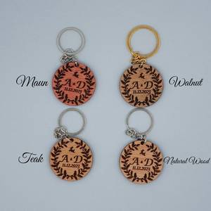 Custom Bulk Keychains, Wooden Keychain Favors, Communion Gifts Personalize, <b>Keyrings</b> Christmas Gifts - Product Image 4