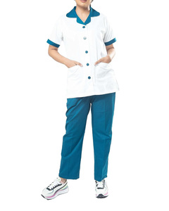 Uniforme de Enfermera Unisex al por Mayor, Conjunto de 2 Piezas, Elástico, Uniforme Médico de Hospital, Conjunto de Scrubs, Logotipo Personalizado OEM, Conjuntos Deportivos de Verano - Product Image 6