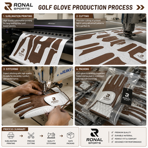 Guantes de Golf Personalizados OEM, Venta al Por Mayor de Fábrica, Cuero Cabretta, Transpirables, Cómodos, Antideslizantes, Duraderos, Equipo de Golf Profesional - Product Image 5