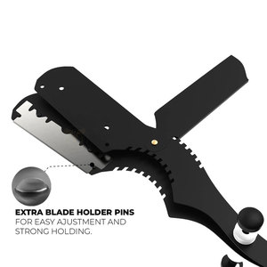 Professional Straight Razor with 100 Premium Treat Single <b>Blade</b> Razor - <b>Barber</b> Razor for Inspired Men Close Shaving 100 Percent - Product Image 5