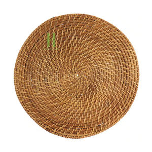 Best Price High Quality Handmade Natural Rattan Round Placemat Rattan Charger <b>Plates</b> Decor for Enhancing Dining Experience - Product Image 2