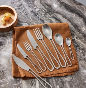 Ensemble de couverts élégants pour restaurant, cuillère, fourchette, couteau, couverts modernes de qualité supérieure, vaisselle de table pour hôtel et maison - Product Image 5