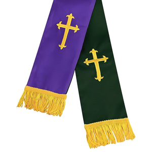 Nuevo Estola de Misa de Doble Cara de 84 Pulgadas para Adultos Unisex, Chal Religioso para la Liturgia para Ocasiones Sacramentales - Product Image 3