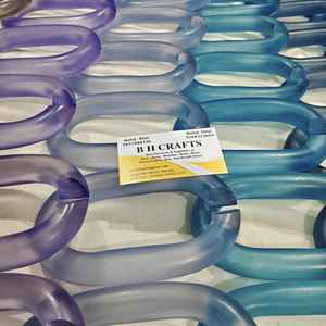 Cadena de Resina Epoxi Transparente Grande y Colorida, Decoración de Pared para Proyectos Personalizados, Todos los Colores Disponibles - Product Image 1