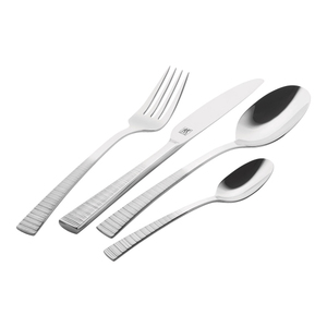 Ensemble de couverts modernes en acier inoxydable avec finition miroir, compatibles lave-vaisselle, pour mariage et usage domestique - Product Image 4