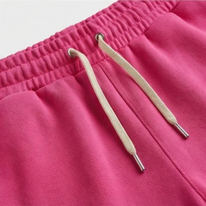 Conjunto de 2 Piezas para Mujer, Tejido, Color Rosa Sólido, Cuello Redondo, Manga Corta, Corte Holgado, Casual, Por Encima de la Rodilla, Transpirable, para Uso Diario - Product Image 5