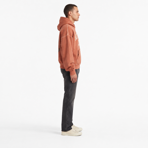 Sweat à capuche pour homme Athletic Dept, coupe classique, en coton French Terry, style streetwear décontracté, avec poche avant, logo imprimé, épais, pour l'hiver - Product Image 3
