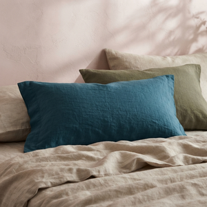 Solid Linen Look <b>Cushion</b> Cover Decorative Throw Pillowcase Eco Friendly Breathable Bedding Home Decor - Product Image 4
