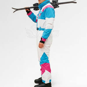 ชุดสกีผู้ชายคุณภาพสูงแบบมีฮู้ด ซิป ระบายอากาศ กันน้ำ ออกแบบเองได้ ผลิตอย่างมืออาชีพ - Product Image 3