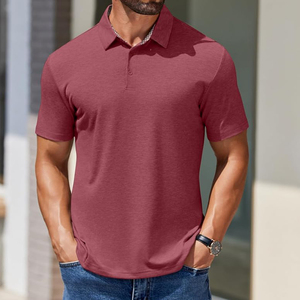 Polo-shirts de golf pour hommes 2026 en 100 % coton, personnalisés, à manches courtes, grandes tailles, anti-plis, style streetwear, imprimés – Disponibles à la vente en ligne - Product Image 5