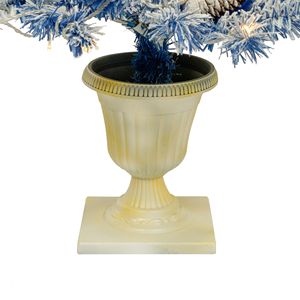 Juego de decoraciones navideñas preiluminadas de 4 piezas, árbol de Navidad Artificial, luces LED, guirnalda, 2 árboles de entrada para decoración navideña - Product Image 5