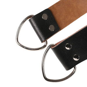 Genuine Leather Head <b>Harness</b> Neck Exerciser for Bodybuilding Strength Training Fitness Workout Adjustable Tool - Product Image 4