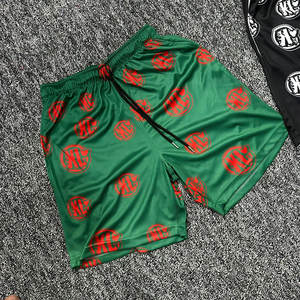 Pantalones Cortos Deportivos Personalizados de Alta Calidad para Hombre, Transpirables y Elásticos para Entrenamiento Deportivo de Verano, Pantalones Cortos de Malla Sublimados - Product Image 2