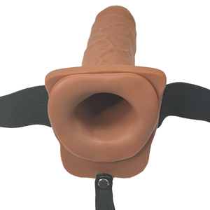 ของเล่นทางเพศแบบสวมใส่ได้ ขนาด 7 นิ้ว รูปทรงเหมือนจริง สั่นสะเทือนทรงพลัง ชาร์จไฟได้ แบบกลวง สำหรับผู้ชายและผู้หญิง - Product Image 4