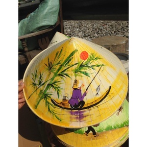 Vietnamese Traditional Conical <b>Hat</b> OEM Size Pattern Conical <b>Hat</b> for Event Outdoor Travel Souvenir Gift - Product Image 1