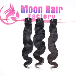 Extensions de cheveux humains indiens 100% de la meilleure qualité, 32 pouces, 1 paquet, ondulés, produit naturel, cheveux humains non traités, en vente - Product Image 6