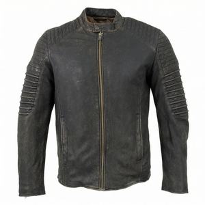 Veste de moto en cuir véritable pour homme de qualité supérieure, nouvelle arrivée, vestes de moto d'hiver, protections amovibles, personnalisables - Product Image 1
