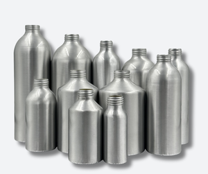 Aluminum Cosmetic Bottles Manufactured In Vietnam Aluminum Stylish Open-Top For Liquid Essence Applications - Product Image 2